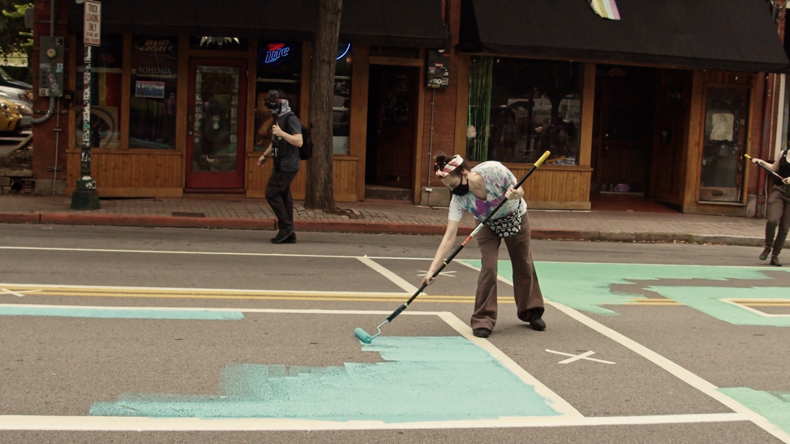 Graffiti Artists at Work